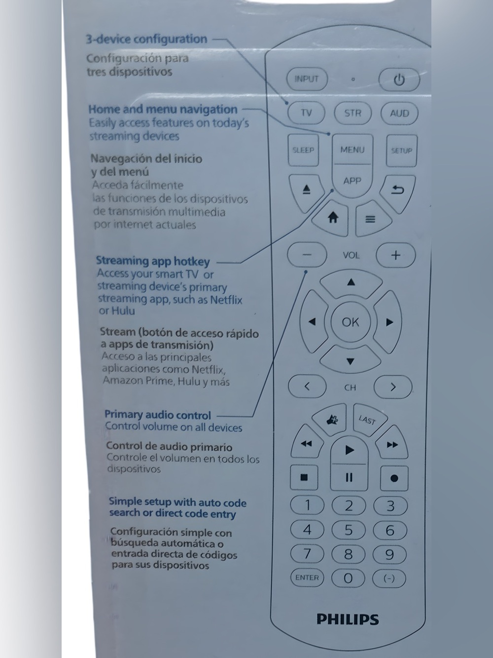 Philips 3-Device Universal Remote Control
New In Packaging - Picture 4 of 7